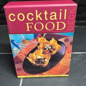 Cocktail Food Deck: 50 Finger Foods with Attitude Recipe Cards Whiteford Barber
